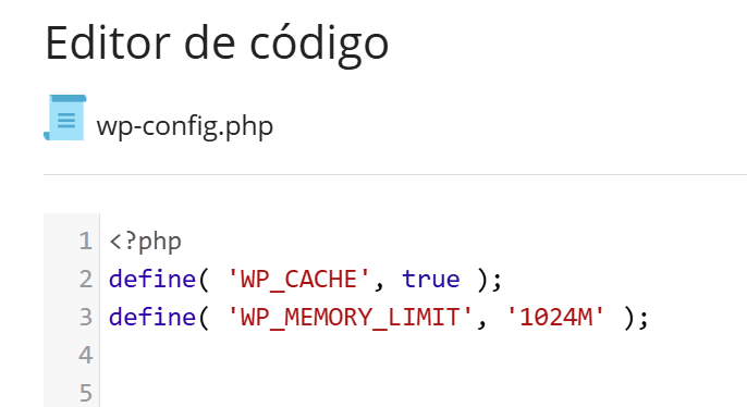 aumentar ram wordpress wp-config